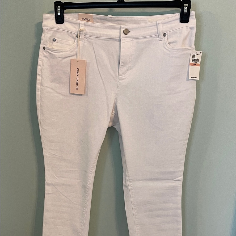 NWT Vince Camuto Crisp White Ankle Jeans